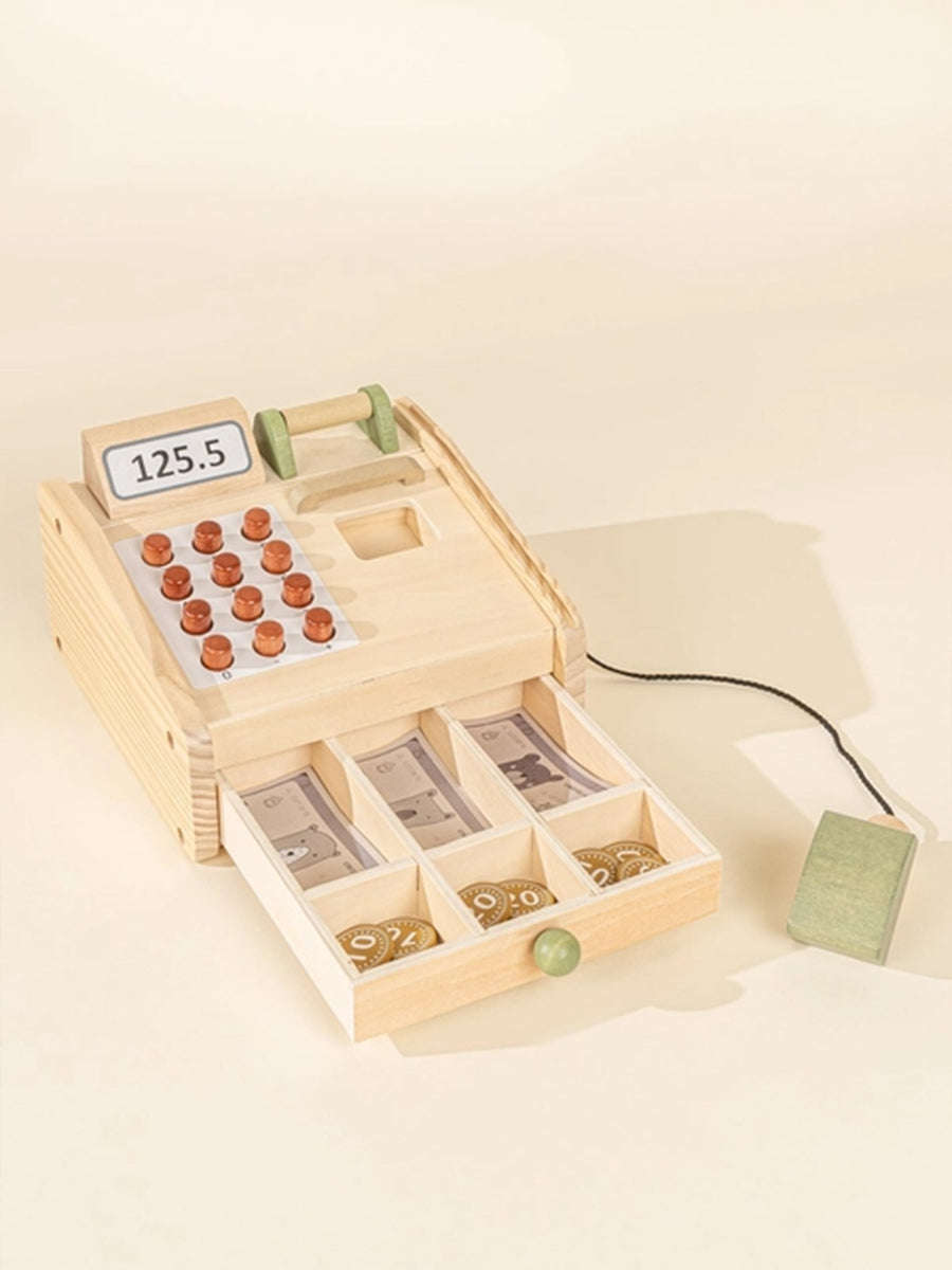 Wooden Cash Register Play Set