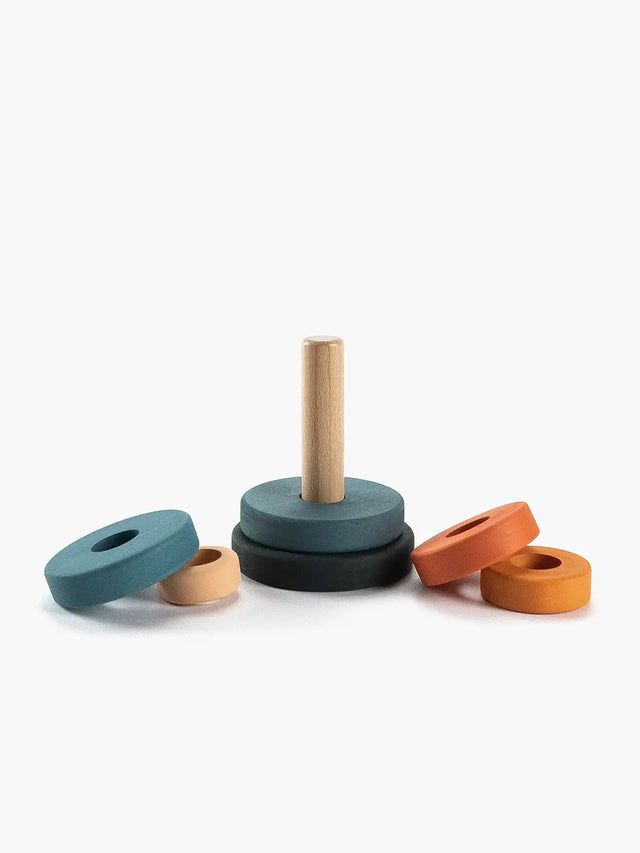 Wooden Mini Ring Stacker Baby-Kids : Toys : Wooden : Learning SABO concept Wooden Mini Ring Stacker