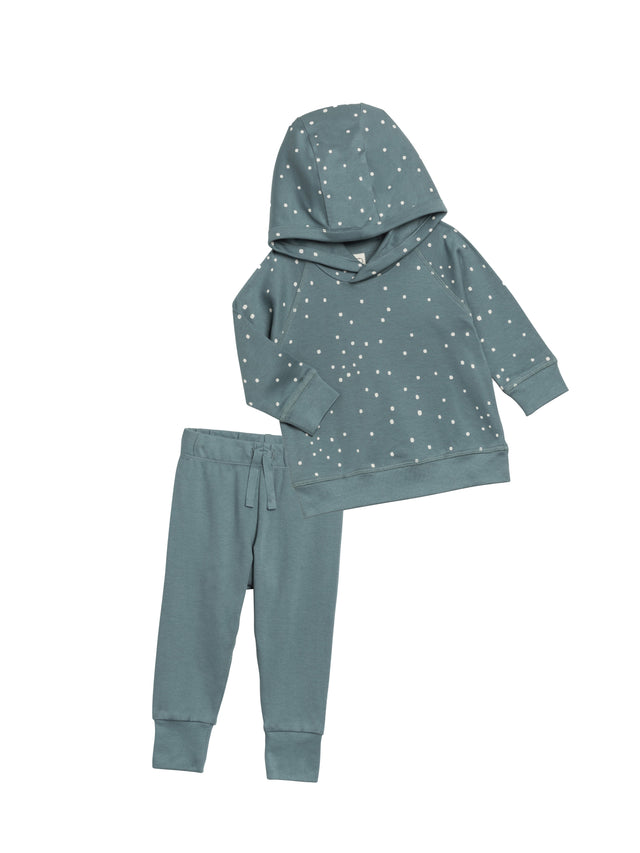 Organic Hoodie and Pant Set Baby-Kids : Virtual Set : Bottoms : Joggers : Tops : Hoodies : Long Sleeves Colored Organics 