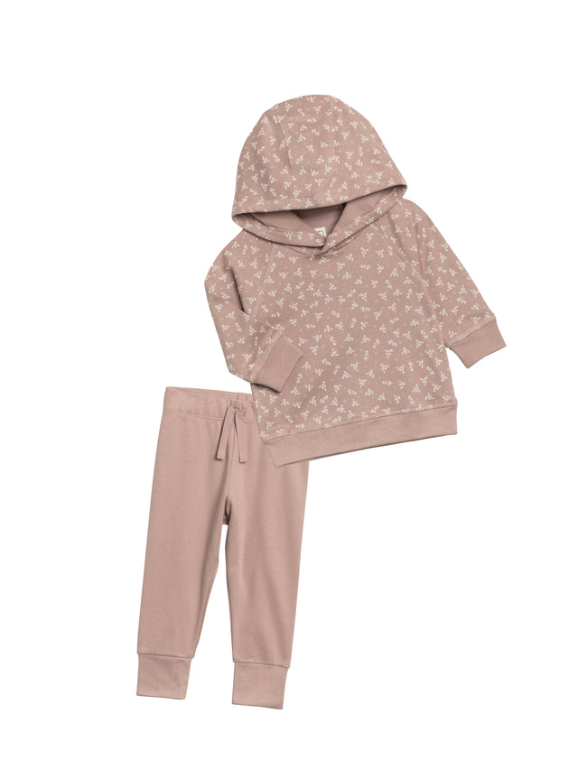 Organic Hoodie and Pant Set Baby-Kids : Virtual Set : Bottoms : Joggers : Tops : Hoodies : Long Sleeves Colored Organics 