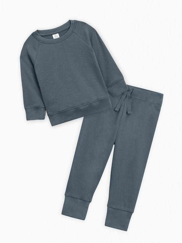 2-Piece Organic Pullover and Pants Set Baby-Kids : Virtual Set : Bottoms : Joggers : Tops : Pullovers : Long Sleeves Colored Organics 