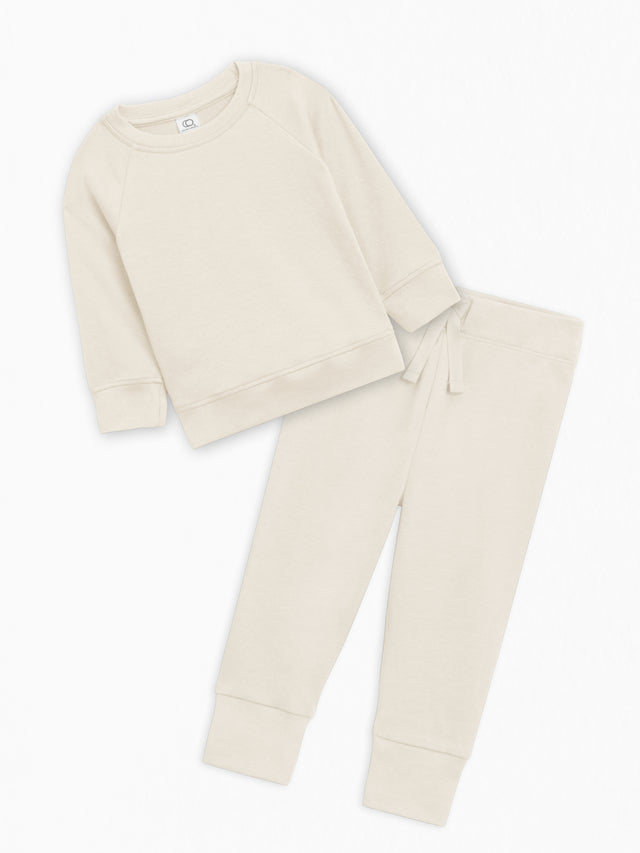 2-Piece Organic Pullover and Pants Set Baby-Kids : Virtual Set : Bottoms : Joggers : Tops : Pullovers : Long Sleeves Colored Organics 