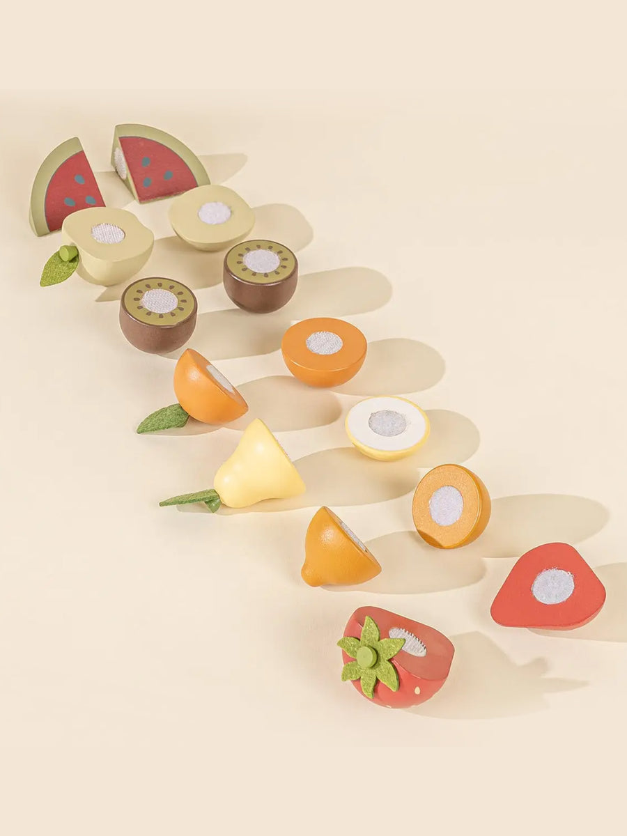 Wooden Fruits Play Set Baby-Kids : Toys : Wooden Coco Village Wooden Fruits Play Set