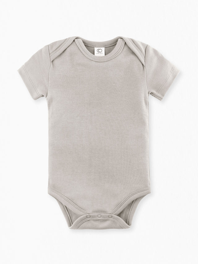 Classic Short Sleeve Bodysuit Baby : One Pieces : Bodysuits : Short Sleeves Colored Organics Baby Short Sleeve Bodysuit - Girl & Boy - Organic