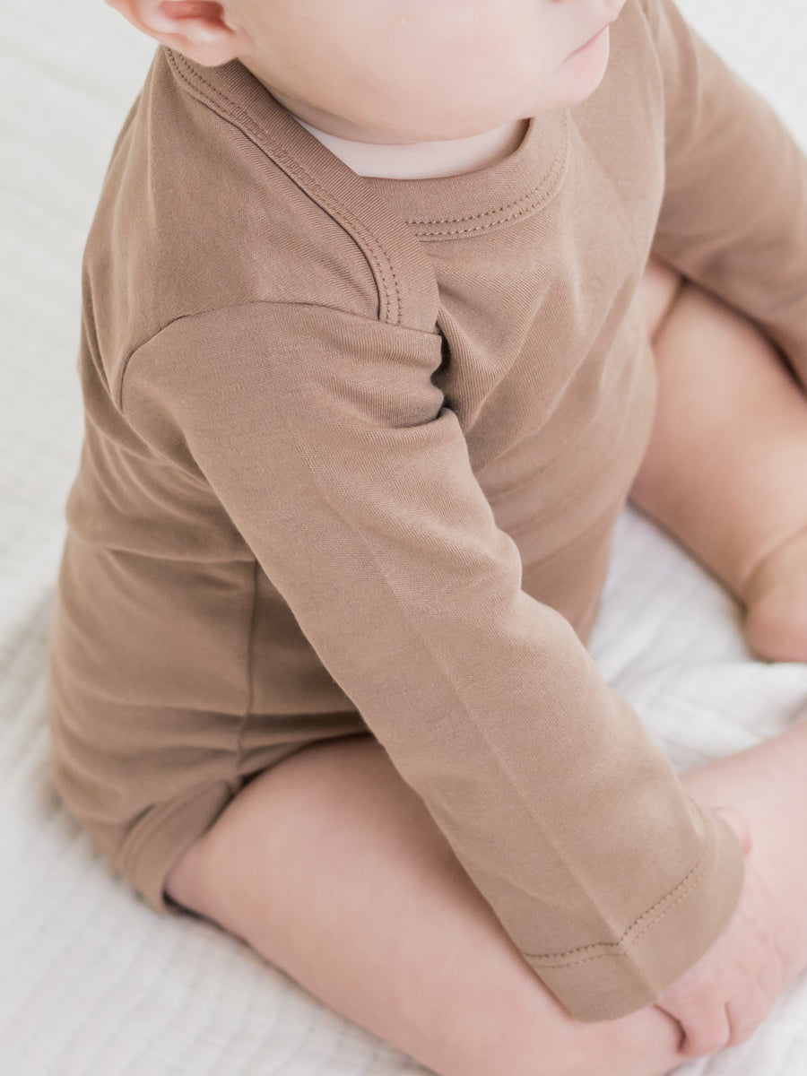 Classic Long Sleeve Bodysuit Baby : One Pieces : Bodysuits : Long Sleeves Colored Organics Baby Long Sleeve Bodysuit - Girls & Boys - Organic