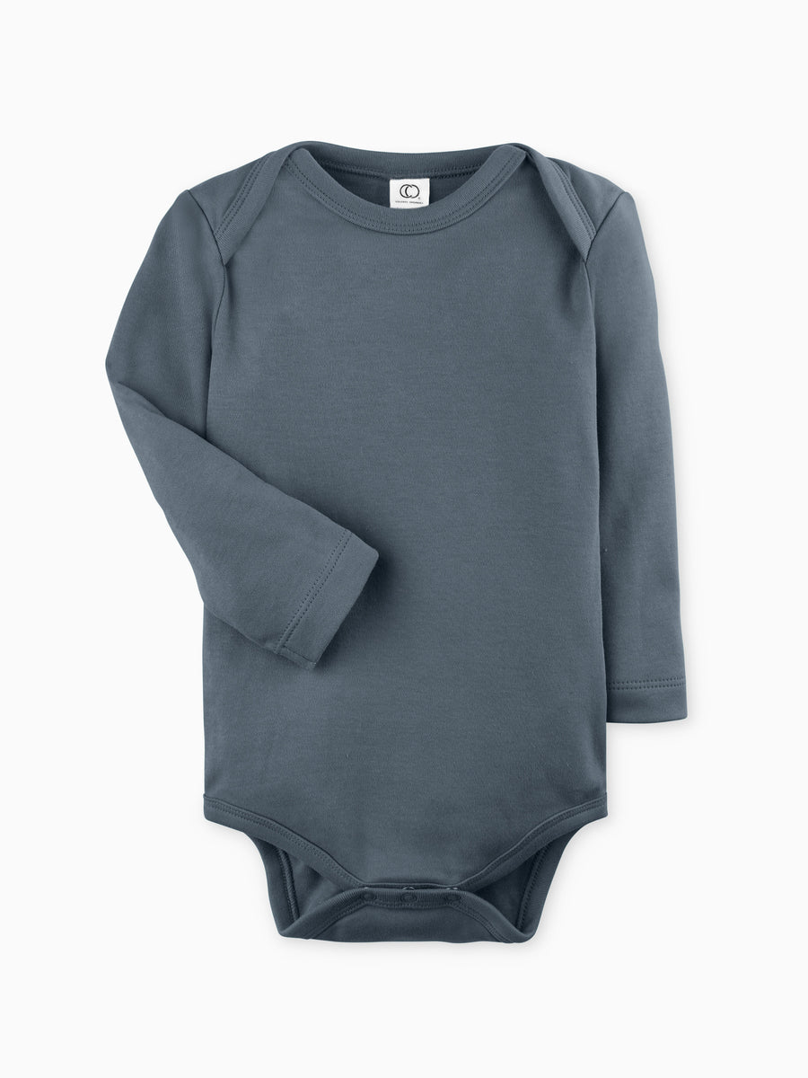 Classic Long Sleeve Bodysuit Baby : One Pieces : Bodysuits : Long Sleeves Colored Organics Baby Long Sleeve Bodysuit - Girls & Boys - Organic