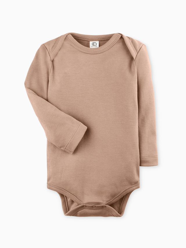 Classic Long Sleeve Bodysuit Baby : One Pieces : Bodysuits : Long Sleeves Colored Organics Baby Long Sleeve Bodysuit - Girls & Boys - Organic