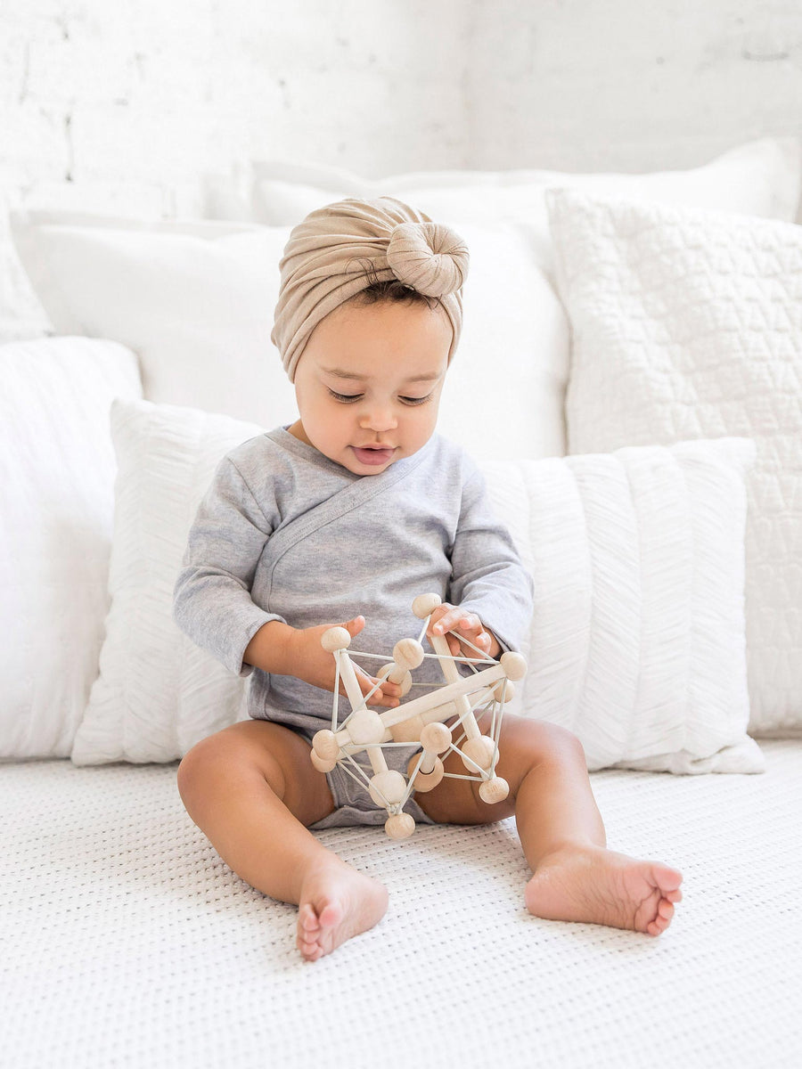 Classic Kimono Bodysuit - Long Sleeve Baby : One Pieces : Kimono Bodysuits : Short Sleeves Colored Organics Side-Snap Kimono Bodysuit - Long Sleeve - Organic