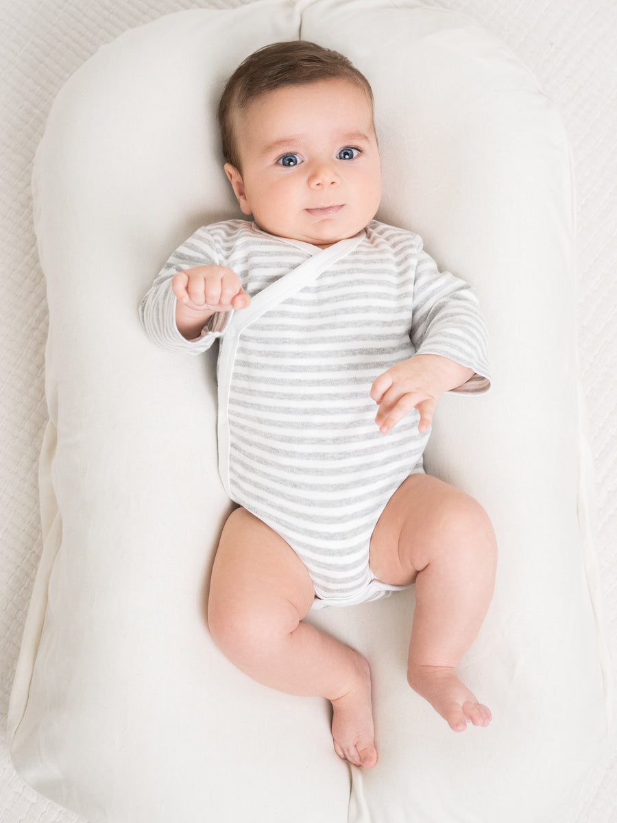 Kai Kimono Bodysuit Baby : Bodysuits : Kimono Colored Organics Organic Cotton Kai Kimono Bodysuit