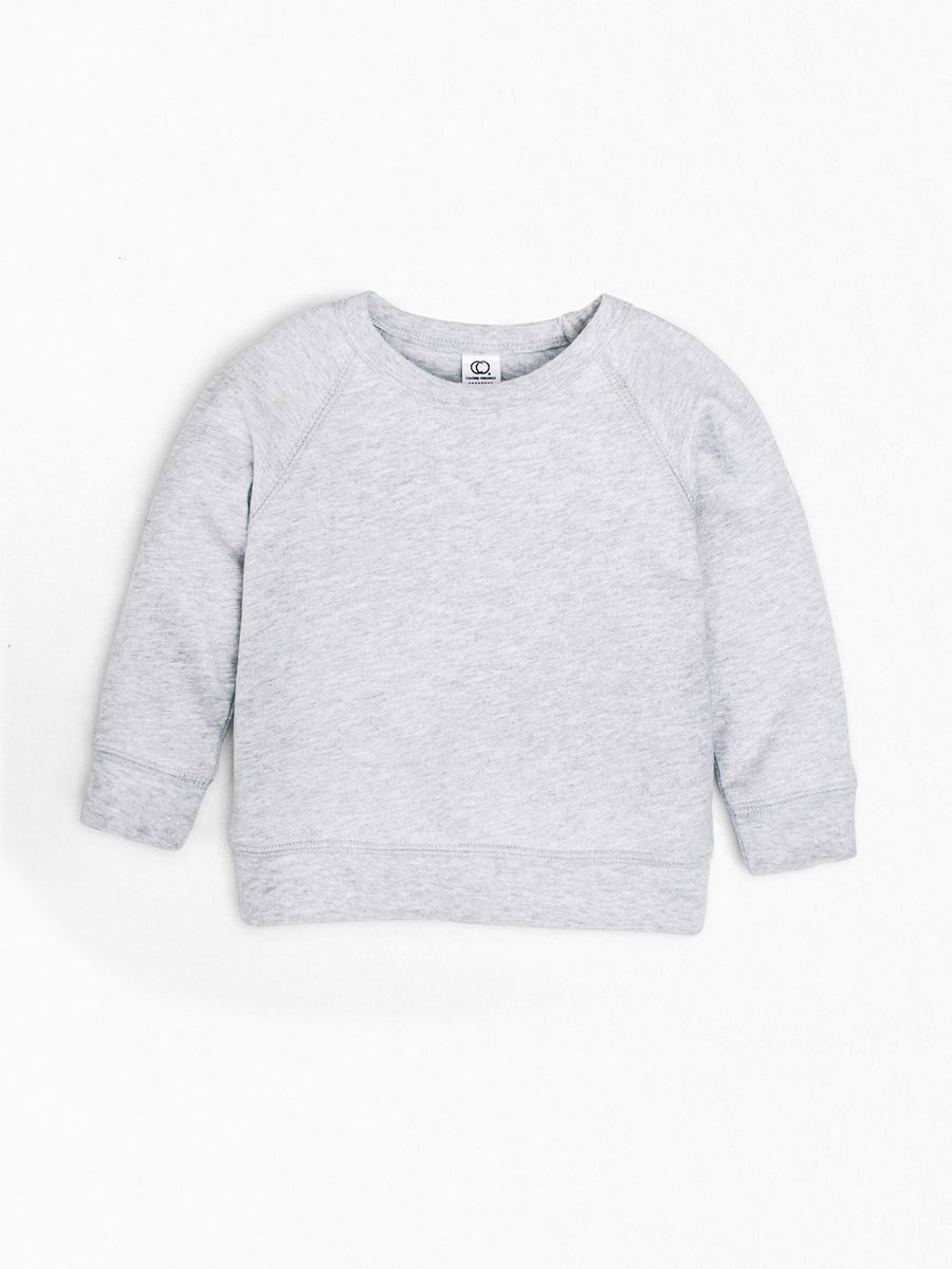 Brooklyn French Terry Pullover Baby-Kids : Tops : Pullovers : Long Sleeves Colored Organics Brooklyn Pullover Baby & Kids Sweatshirt - Organic