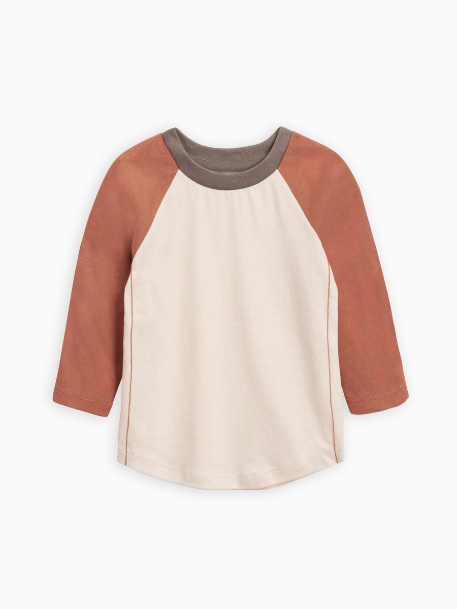 Louie Baseball Tee Baby-Kids : Tops : Long Sleeves Colored Organics Baby & Kids' Baseball Tee - Girls & Boys - Organic