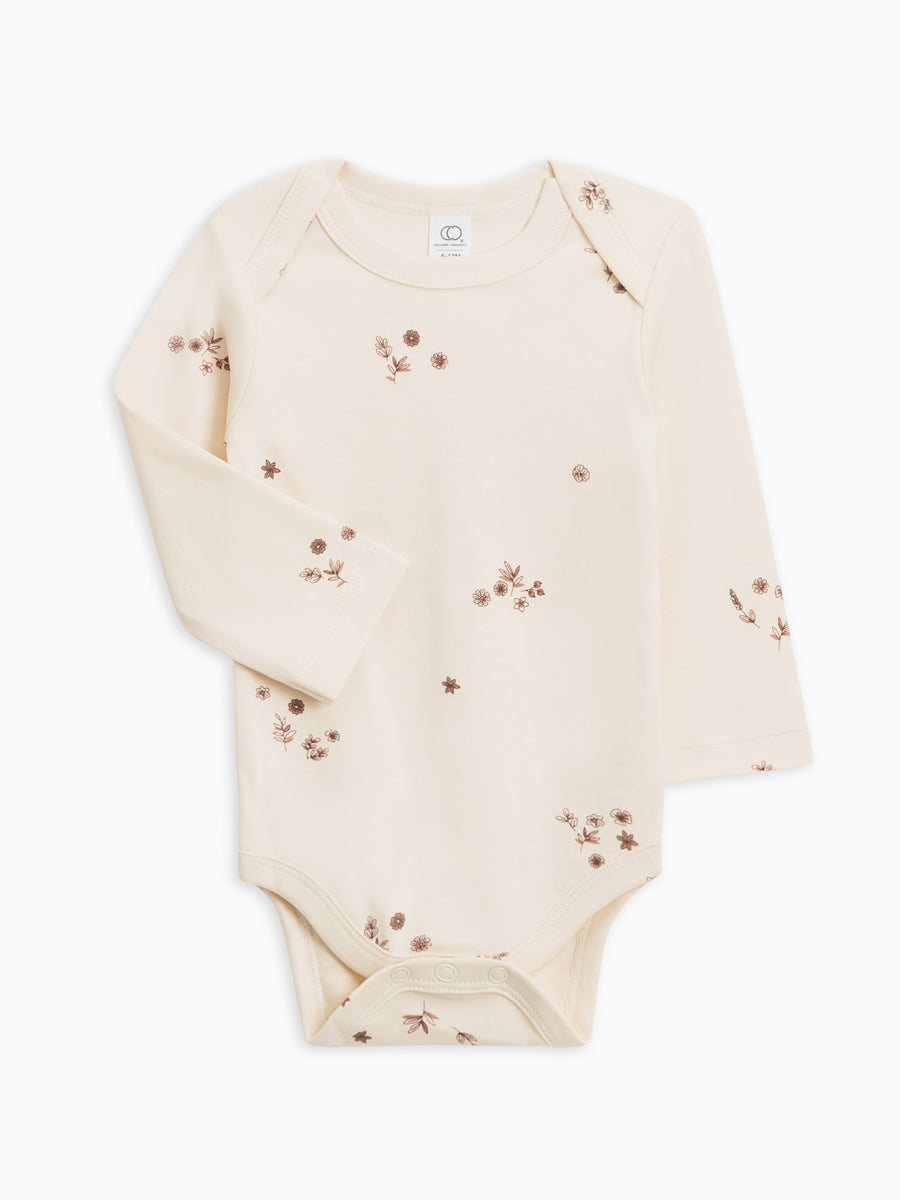 River Bodysuit Baby : Bodysuits : Long Sleeves Colored Organics Organic Cotton River Bodysuit