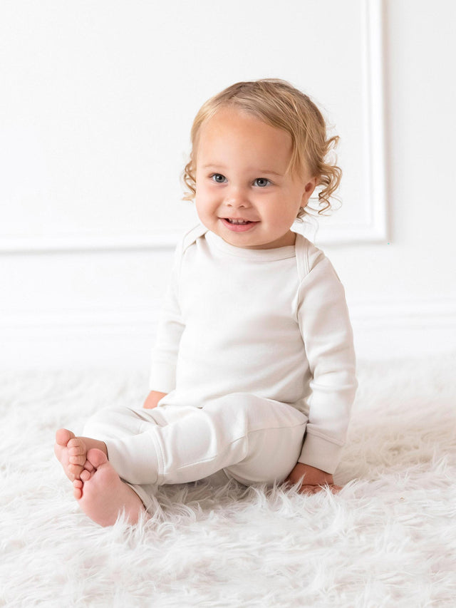 Classic Aspen Romper Baby : Rompers : Long Sleeves Colored Organics Aspen Long Sleeve Baby Romper - Boy & Girl - Organic