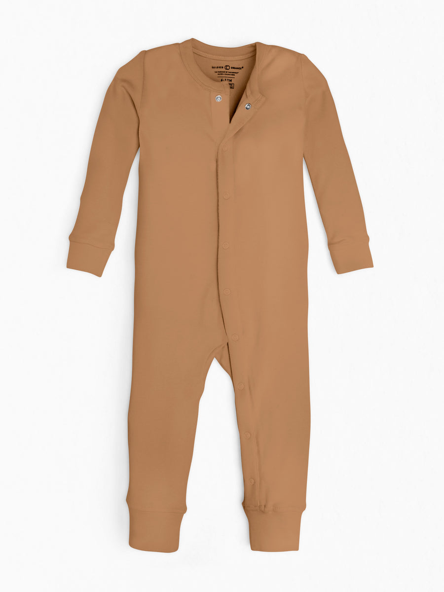 Emerson Sleeper Baby : One Pieces : Sleepers : Long Sleeves Colored Organics Emerson Baby Sleeper - Girls & Boys - 100% Organic