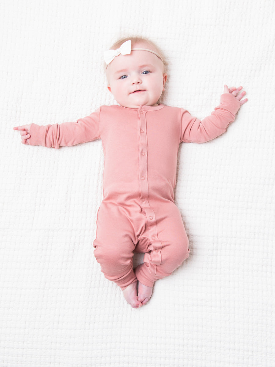 Emerson Sleeper Baby : Sleepers : Long Sleeves Colored Organics Emerson Baby Sleeper - Girls & Boys - 100% Organic