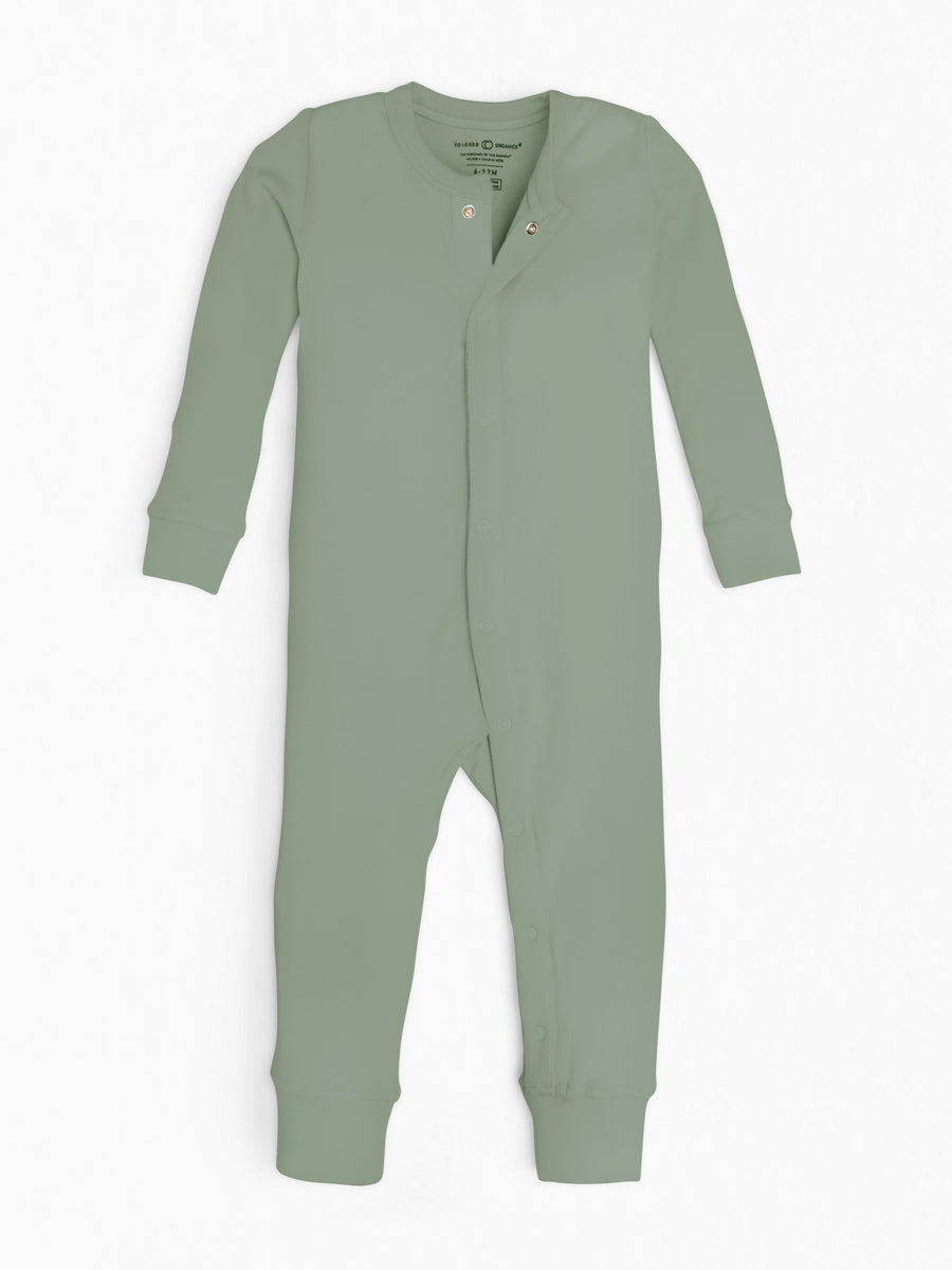 Emerson Sleeper Baby : One Pieces : Sleepers : Long Sleeves Colored Organics Emerson Baby Sleeper - Girls & Boys - 100% Organic