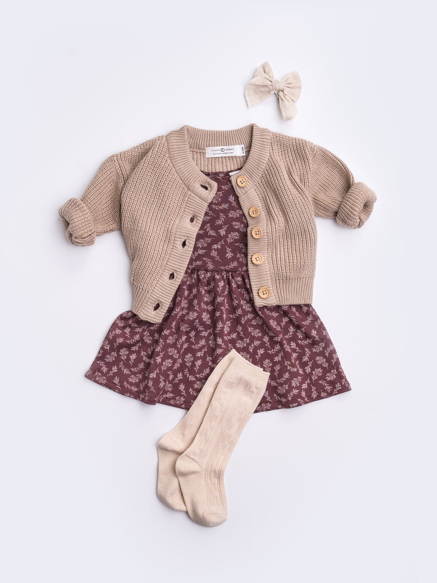 Wynn Cardigan Sweater Baby-Kids : Tops : Long Sleeve Colored Organics Organic Cotton Wynn Cardigan