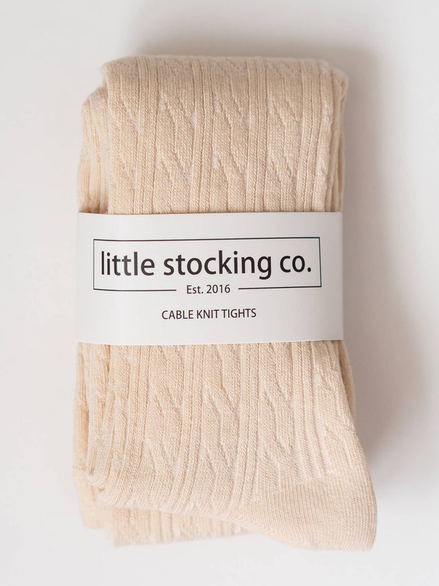 Cable Knit Tights Baby-Kids : Bottoms : Tights Little Stocking Co 