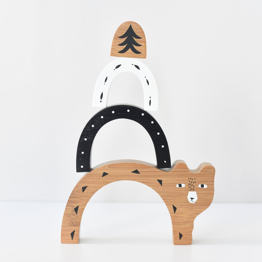 Bamboo Nesting Toy Baby : Toys : Wooden Wee Gallery Bamboo Nesting Toy