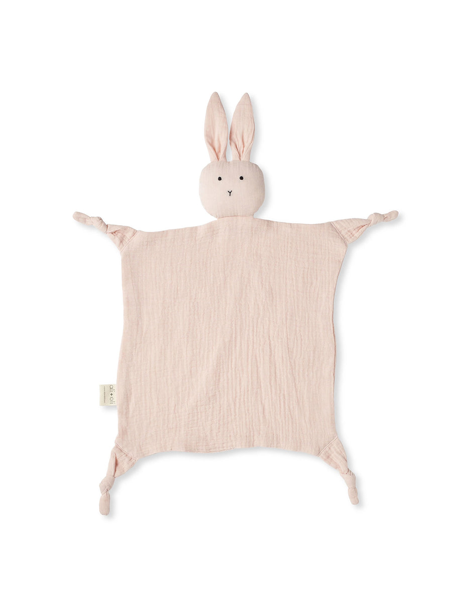 Bunny Lovey Cuddle Blanket Baby : Toys : Plush-Crinkle Ali + Oli Bunny Lovey Cuddle Blanket