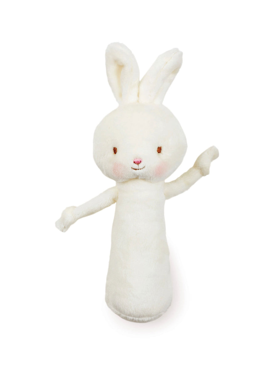 Chime Bunny Rattle Baby : Toys : Plush-Crinkle Bunnies By The Bay Chime Bunny Rattle