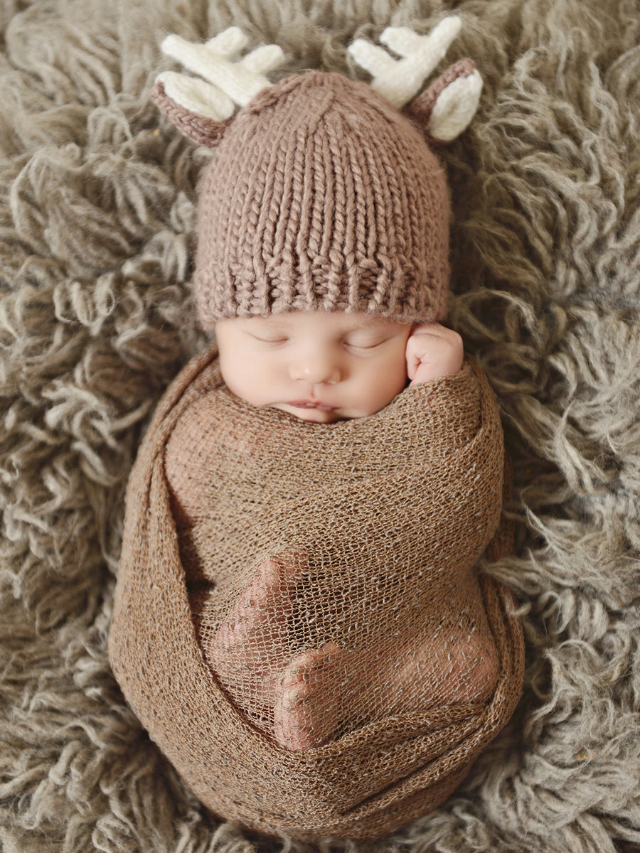 Deer Knit Hat Baby : Accessories : Hats Blueberry Hill 