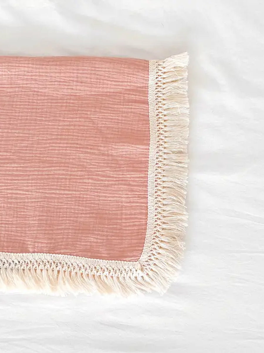 Fringe Baby Blanket Baby : Nursery : Blankets bettrkind Fringe Baby Blanket