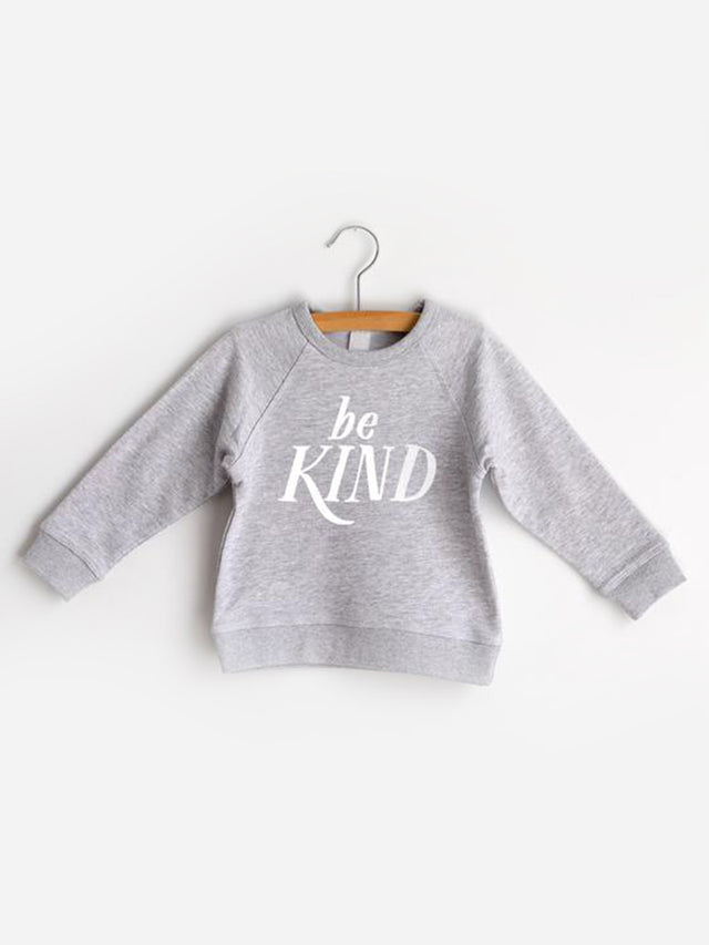 Be Kind Pullover Baby-Kids : Tops : Long Sleeves : Pullovers Glad Folk Be Kind Pullover