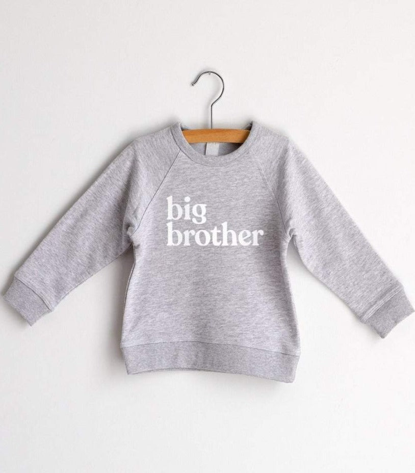 Big Brother Pullover Baby : Tops : Long Sleeve : Pullovers Glad Folk Big Brother Pullover