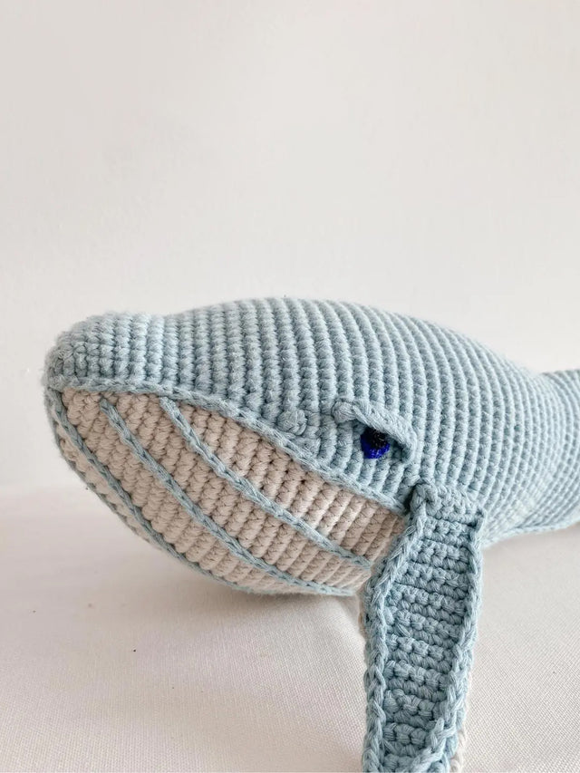 Organic Stuffed Whale Toy Baby : Toys : Plush-Crinkle BEBEMOSS Organic Stuffed Whale Toy