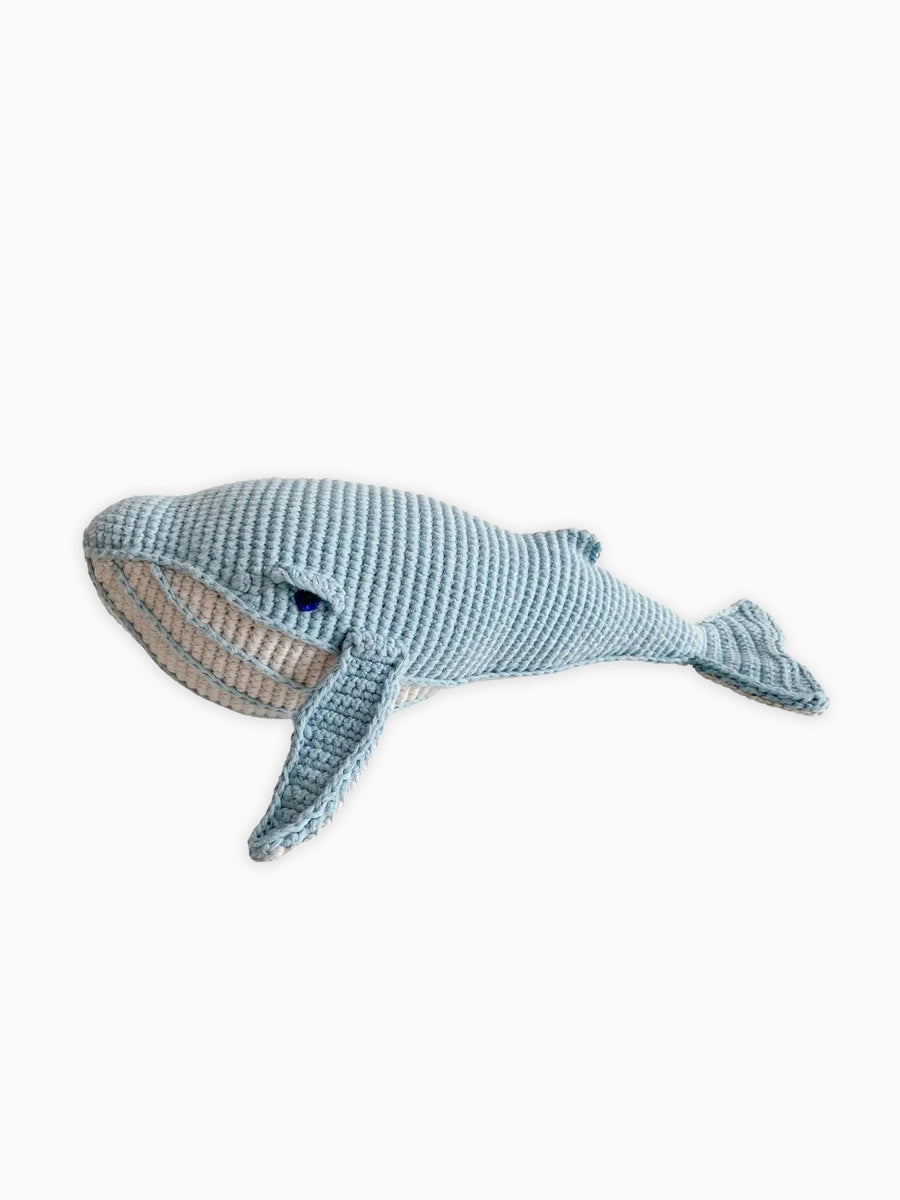 Organic Stuffed Whale Toy Baby : Toys : Plush-Crinkle BEBEMOSS Organic Stuffed Whale Toy