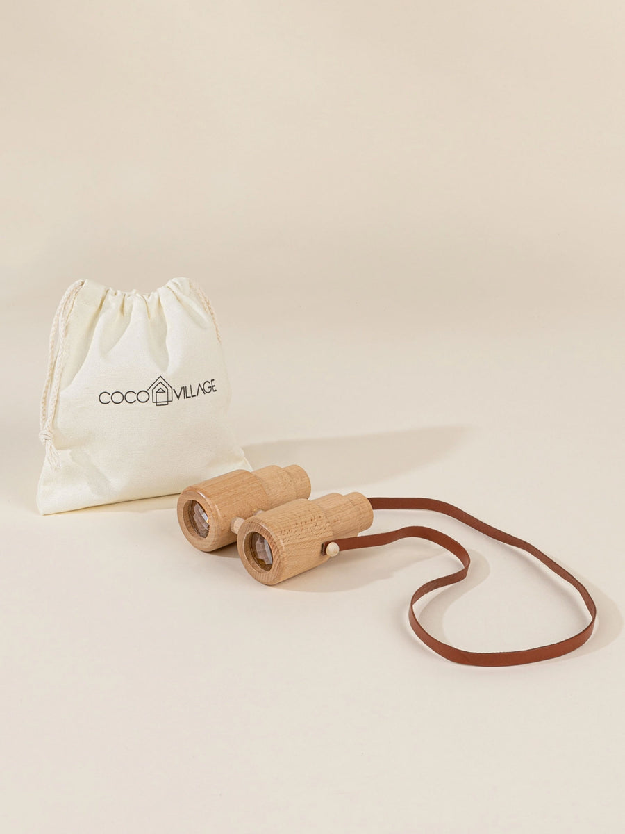 Wooden Binoculars Baby-Kids : Toys : Wooden Coco Village Wooden Binoculars